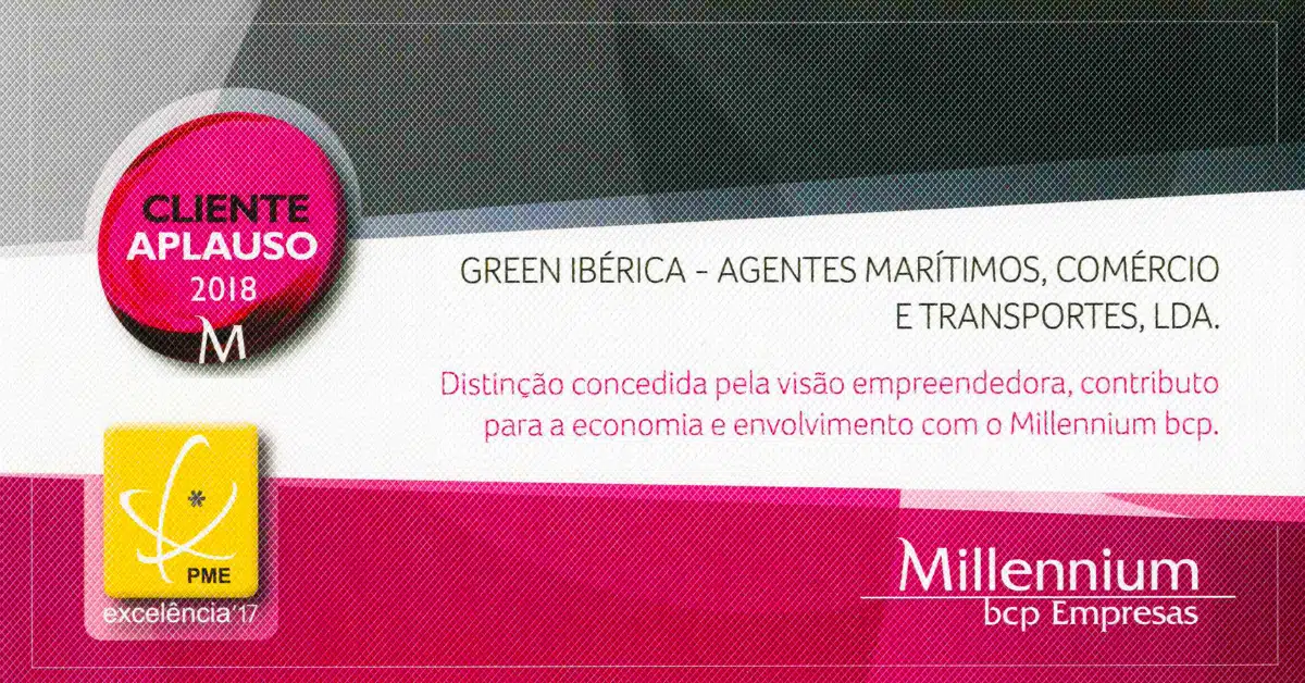 Aplausos Para a Green Ibérica – Empresa Aplauso 2018